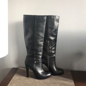 Tory Burch Black Leather Boots